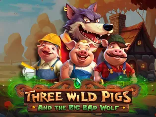 Three Wild Pigs and The Big Bad Wolf screenshot